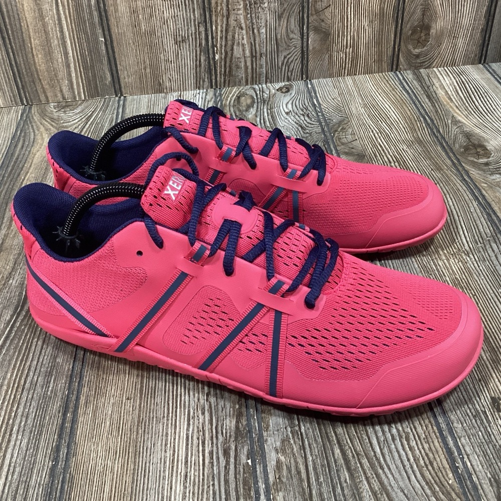 Xero Shoes Speed Force II Running Shoes Pink Barefoot Pink Blue Women's Size 11